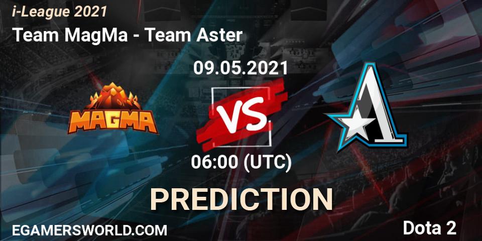 Team MagMa - Team Aster: ennuste. 09.05.2021 at 05:58, Dota 2, i-League 2021 Season 1