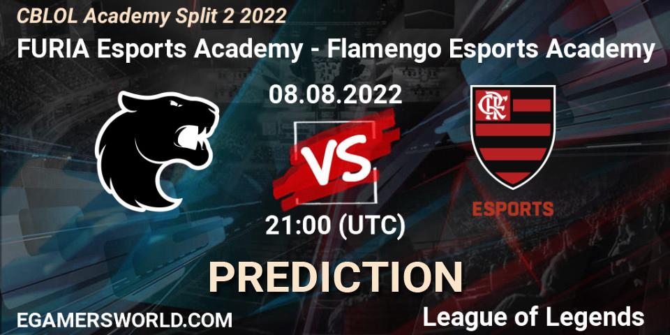 FURIA Esports Academy - Flamengo Esports Academy: ennuste. 08.08.2022 at 21:00, LoL, CBLOL Academy Split 2 2022