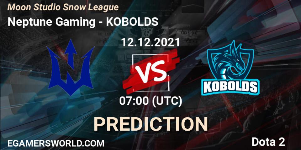 Neptune Gaming - KOBOLDS: ennuste. 12.12.2021 at 07:06, Dota 2, Moon Studio Snow League