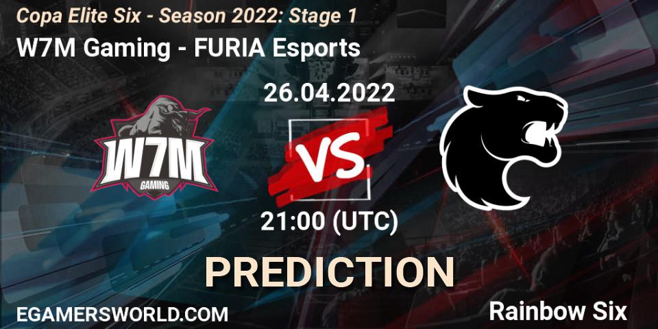 W7M Gaming - FURIA Esports: ennuste. 26.04.2022 at 21:00, Rainbow Six, Copa Elite Six - Season 2022: Stage 1