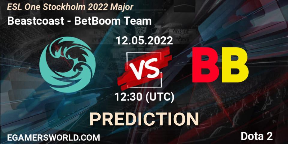 Beastcoast - BetBoom Team: ennuste. 12.05.2022 at 12:43, Dota 2, ESL One Stockholm 2022 Major