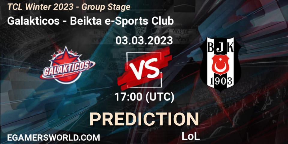 Galakticos - Beşiktaş e-Sports Club: ennuste. 10.03.2023 at 17:00, LoL, TCL Winter 2023 - Group Stage