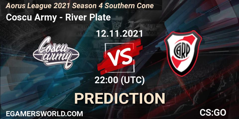 Coscu Army - River Plate: ennuste. 12.11.2021 at 22:10, Counter-Strike (CS2), Aorus League 2021 Season 4 Southern Cone