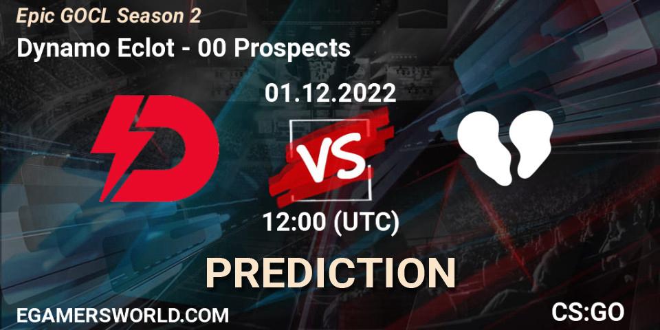 Dynamo Eclot - 00 Prospects: ennuste. 01.12.22, CS2 (CS:GO), Epic GOCL Season 2