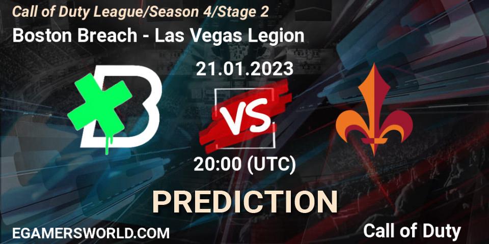 Boston Breach - Las Vegas Legion: ennuste. 21.01.2023 at 20:00, Call of Duty, Call of Duty League 2023: Stage 2 Major Qualifiers