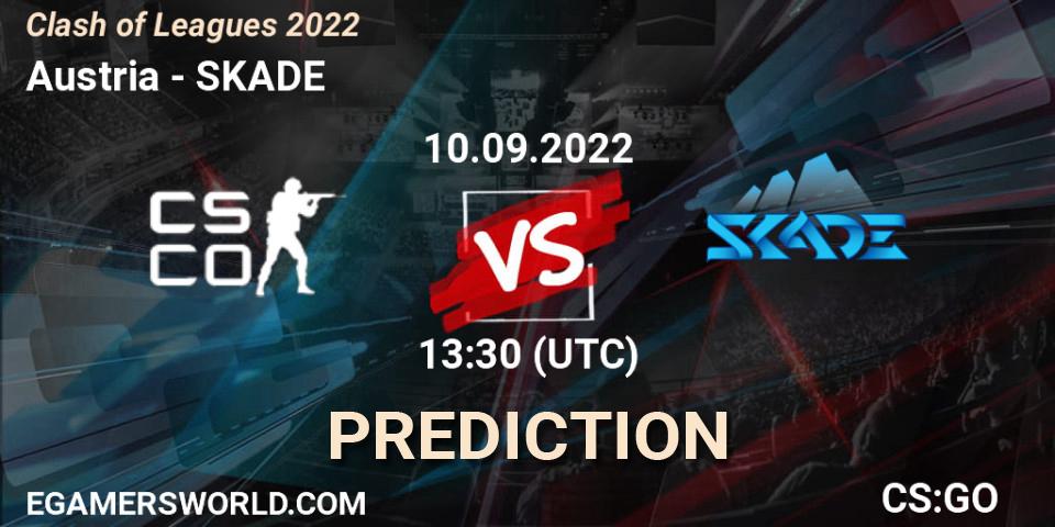 Austria - SKADE: ennuste. 10.09.2022 at 13:30, Counter-Strike (CS2), Clash of Leagues 2022