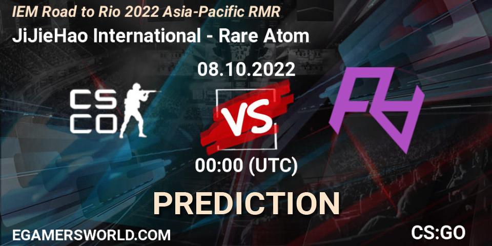 JiJieHao International - Rare Atom: ennuste. 08.10.2022 at 00:00, Counter-Strike (CS2), IEM Road to Rio 2022 Asia-Pacific RMR