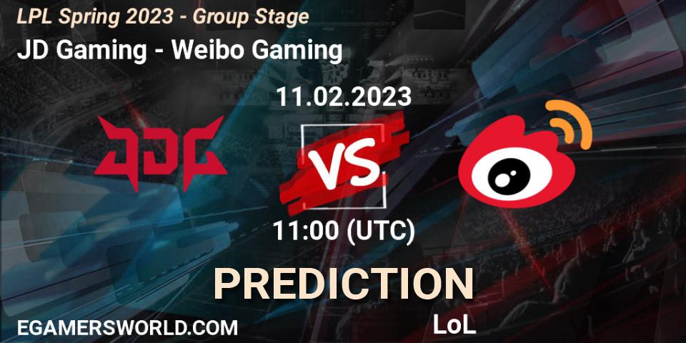JD Gaming - Weibo Gaming: ennuste. 11.02.23, LoL, LPL Spring 2023 - Group Stage