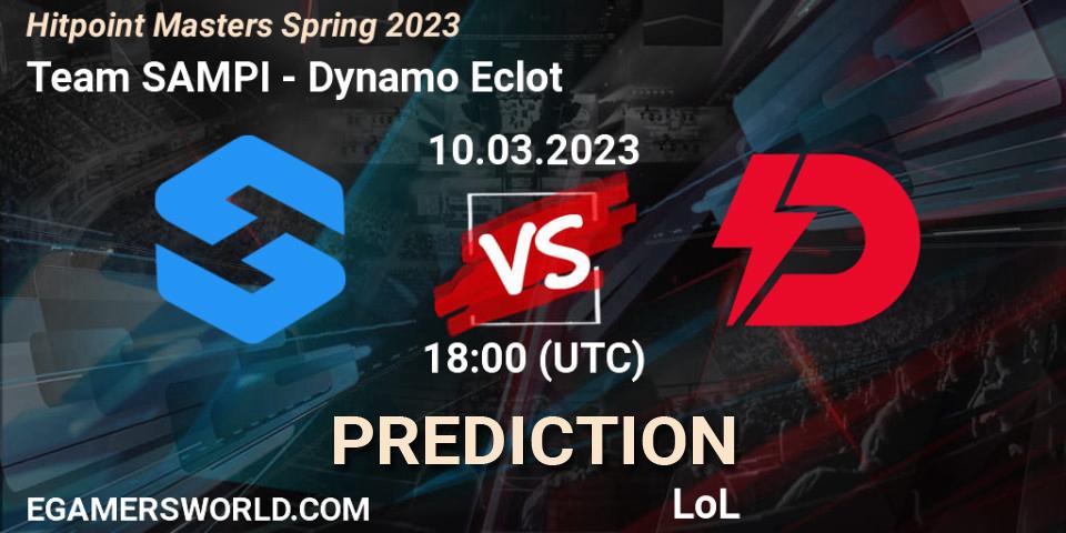 Team SAMPI - Dynamo Eclot: ennuste. 14.02.23, LoL, Hitpoint Masters Spring 2023