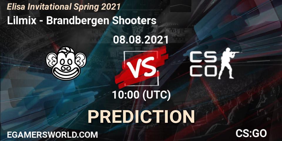 Lilmix - Brandbergen Shooters: ennuste. 08.08.2021 at 10:00, Counter-Strike (CS2), Elisa Invitational Fall 2021 Sweden Closed Qualifier