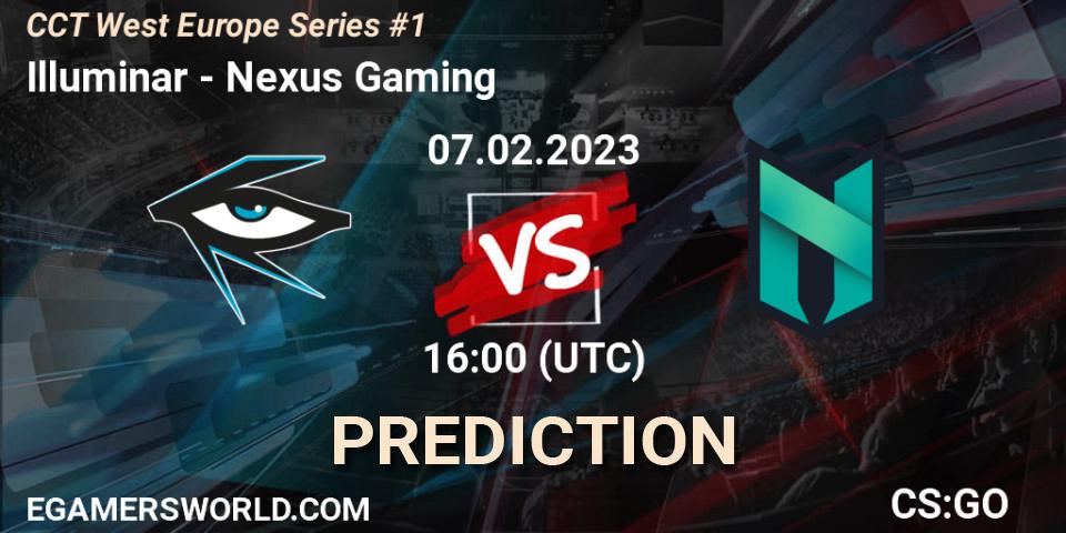 Illuminar - Nexus Gaming: ennuste. 07.02.23, CS2 (CS:GO), CCT West Europe Series #1