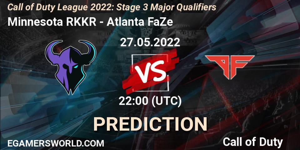 Minnesota RØKKR - Atlanta FaZe: ennuste. 27.05.2022 at 22:00, Call of Duty, Call of Duty League 2022: Stage 3
