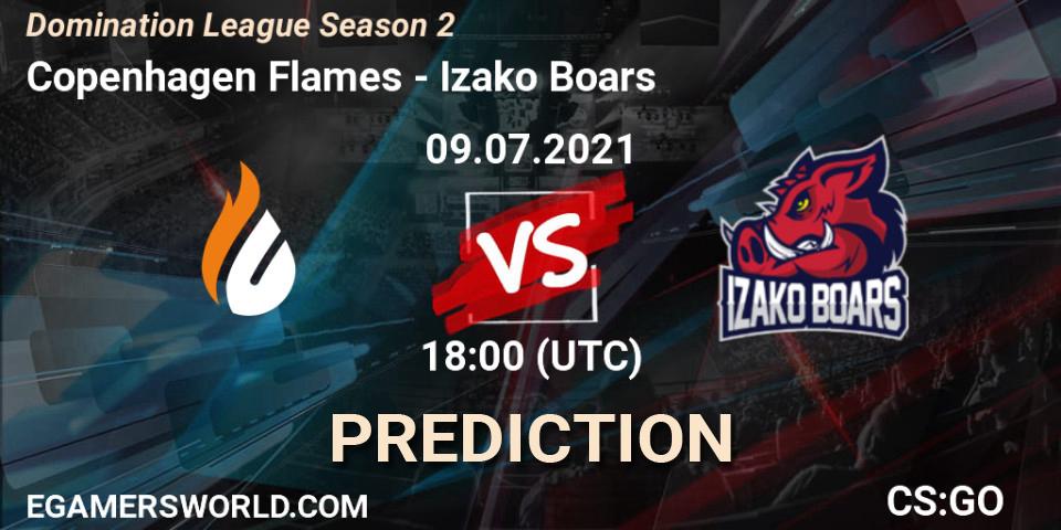 Copenhagen Flames - Izako Boars: ennuste. 09.07.2021 at 18:00, Counter-Strike (CS2), Domination League Season 2