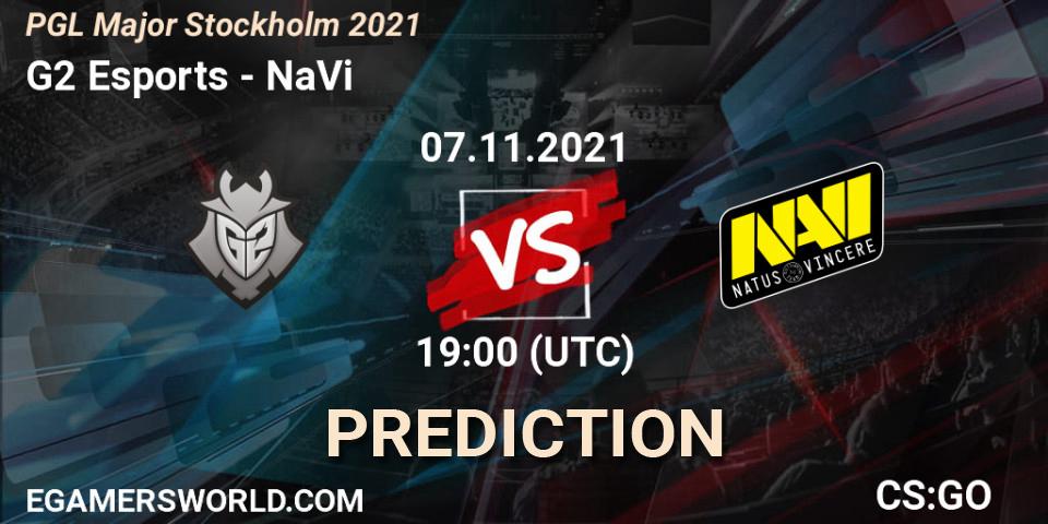 G2 Esports - NaVi: ennuste. 07.11.2021 at 19:00, Counter-Strike (CS2), PGL Major Stockholm 2021