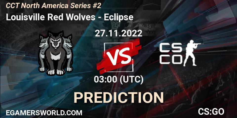 Louisville Red Wolves - Eclipse: ennuste. 27.11.22, CS2 (CS:GO), CCT North America Series #2