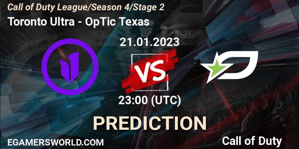 Toronto Ultra - OpTic Texas: ennuste. 21.01.2023 at 23:00, Call of Duty, Call of Duty League 2023: Stage 2 Major Qualifiers