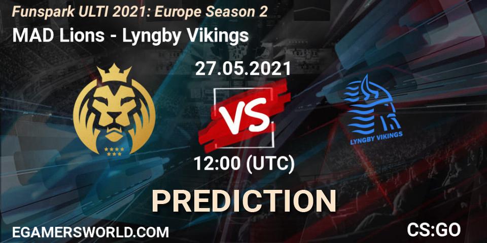 MAD Lions - Lyngby Vikings: ennuste. 27.05.2021 at 12:00, Counter-Strike (CS2), Funspark ULTI 2021: Europe Season 2