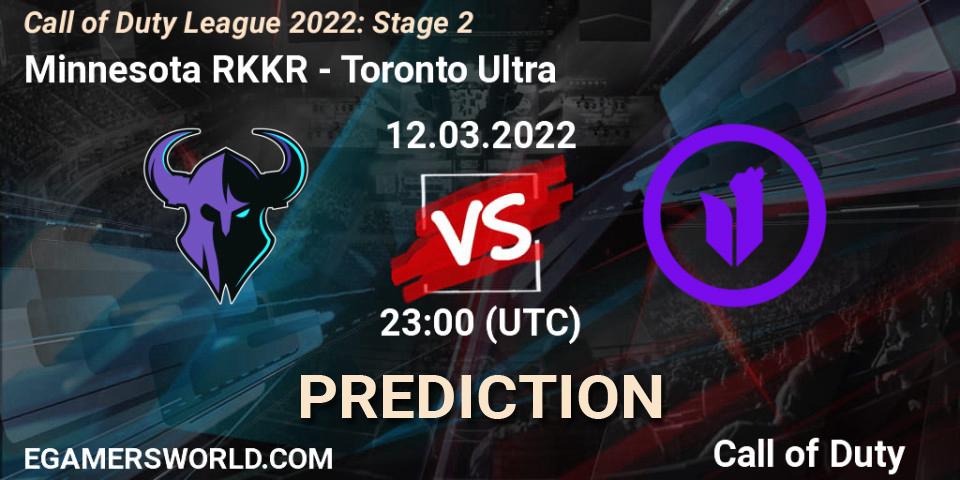 Minnesota RØKKR - Toronto Ultra: ennuste. 12.03.2022 at 23:00, Call of Duty, Call of Duty League 2022: Stage 2