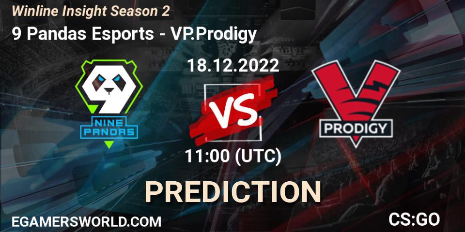 9 Pandas Esports - VP.Prodigy: ennuste. 18.12.2022 at 11:00, Counter-Strike (CS2), Winline Insight Season 2