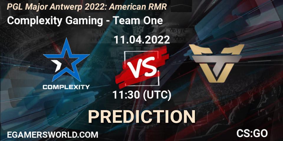 Complexity Gaming - Team One: ennuste. 11.04.2022 at 12:10, Counter-Strike (CS2), PGL Major Antwerp 2022: American RMR