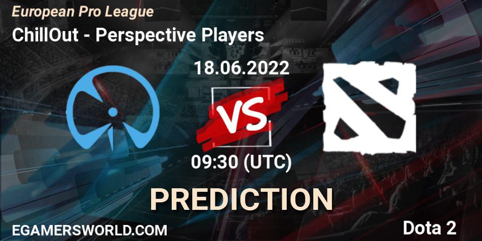 ChillOut - Perspective Players: ennuste. 18.06.2022 at 09:43, Dota 2, European Pro League