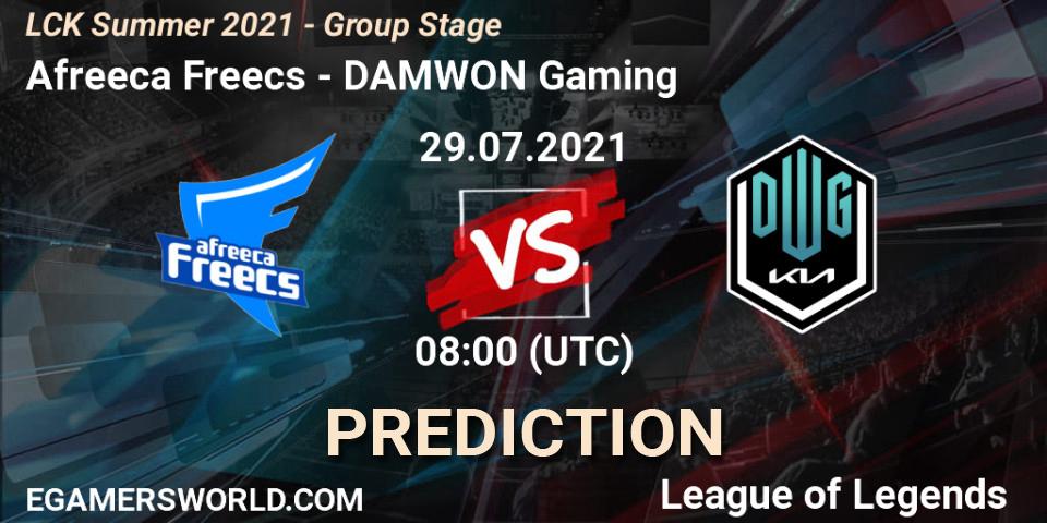 Afreeca Freecs - DAMWON Gaming: ennuste. 29.07.21, LoL, LCK Summer 2021 - Group Stage