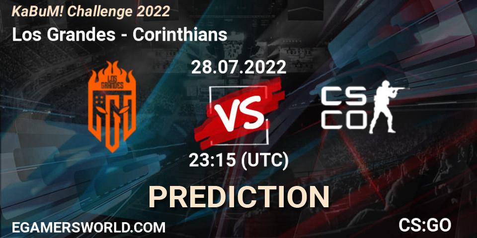 Los Grandes - Corinthians: ennuste. 28.07.2022 at 23:20, Counter-Strike (CS2), KaBuM! Challenge 2022