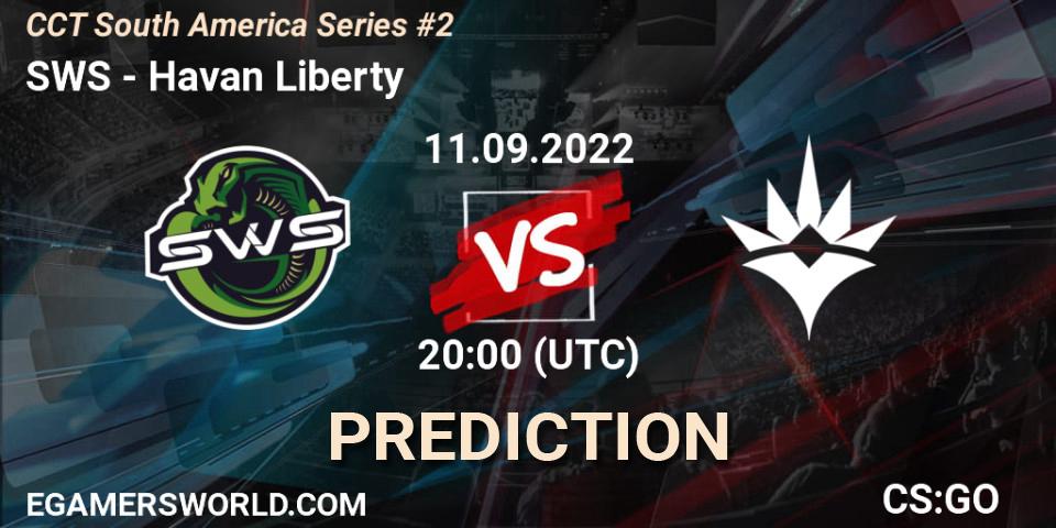 SWS - Havan Liberty: ennuste. 11.09.2022 at 20:00, Counter-Strike (CS2), CCT South America Series #2