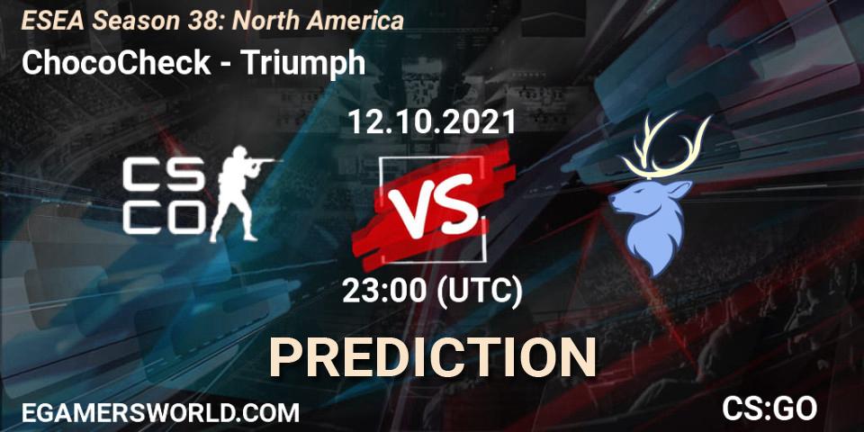 Party Astronauts - Triumph: ennuste. 13.10.2021 at 00:00, Counter-Strike (CS2), ESEA Season 38: North America 