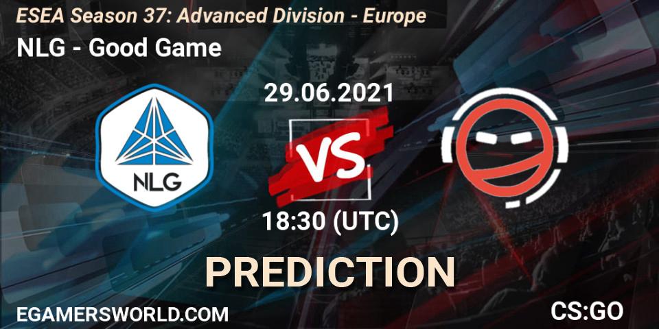 NLG - Good Game: ennuste. 29.06.2021 at 19:00, Counter-Strike (CS2), ESEA Season 37: Advanced Division - Europe