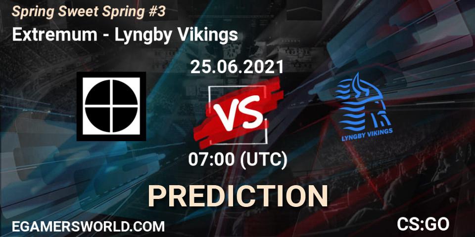 Extremum - Lyngby Vikings: ennuste. 25.06.21, CS2 (CS:GO), Spring Sweet Spring #3