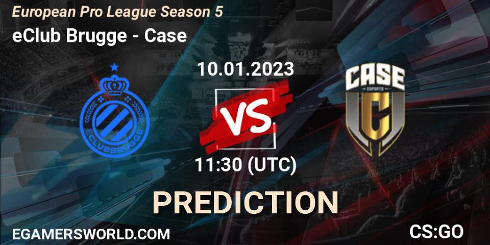 eClub Brugge - Case: ennuste. 10.01.2023 at 12:30, Counter-Strike (CS2), European Pro League Season 5