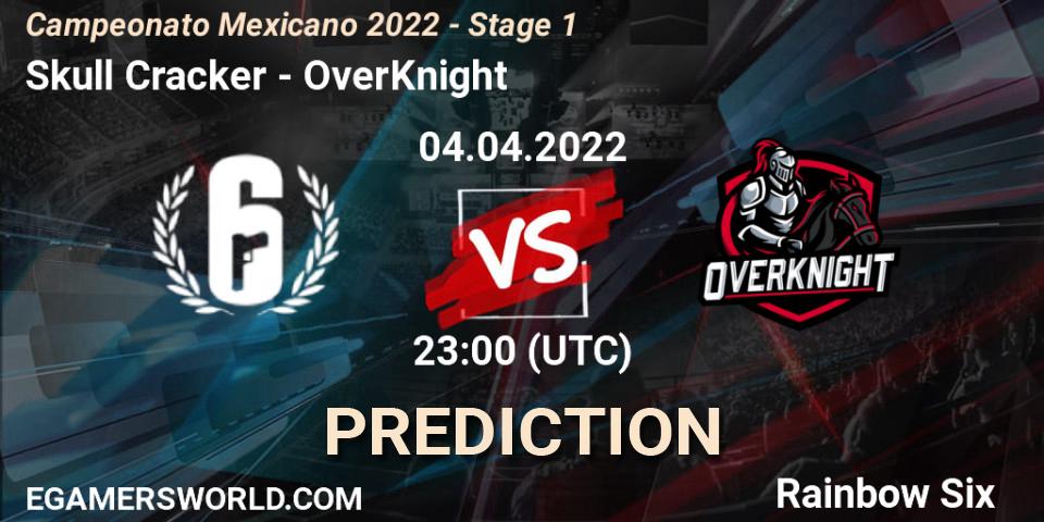 Skull Cracker - OverKnight: ennuste. 04.04.2022 at 23:00, Rainbow Six, Campeonato Mexicano 2022 - Stage 1