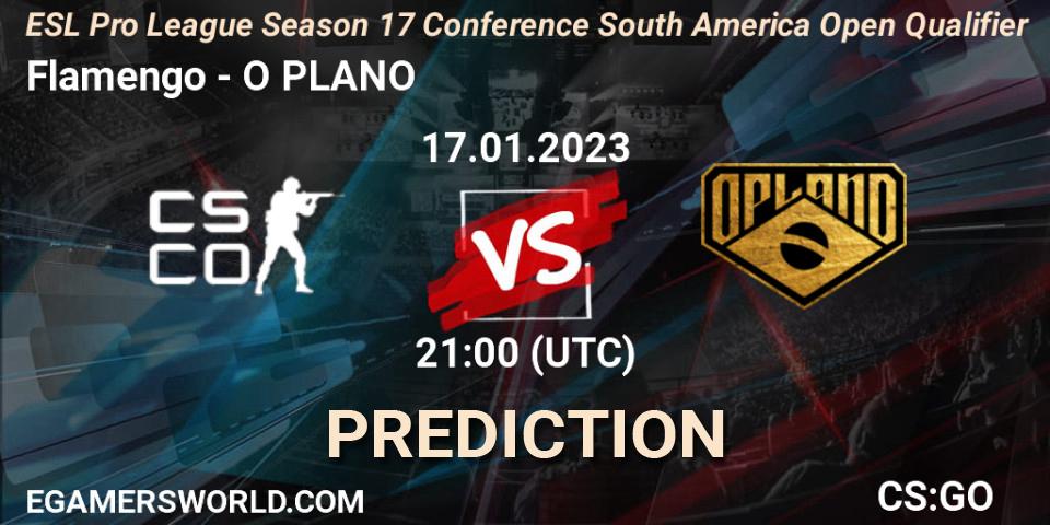 Flamengo - O PLANO: ennuste. 17.01.2023 at 21:00, Counter-Strike (CS2), ESL Pro League Season 17 Conference South America Open Qualifier