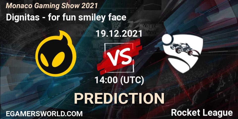 Dignitas - for fun smiley face: ennuste. 19.12.21, Rocket League, Monaco Gaming Show 2021