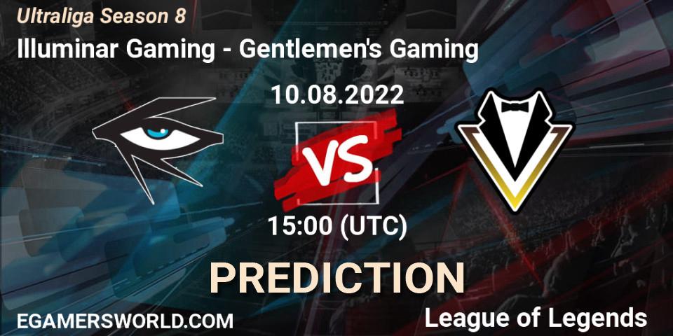 Illuminar Gaming - Gentlemen's Gaming: ennuste. 10.08.2022 at 15:00, LoL, Ultraliga Season 8