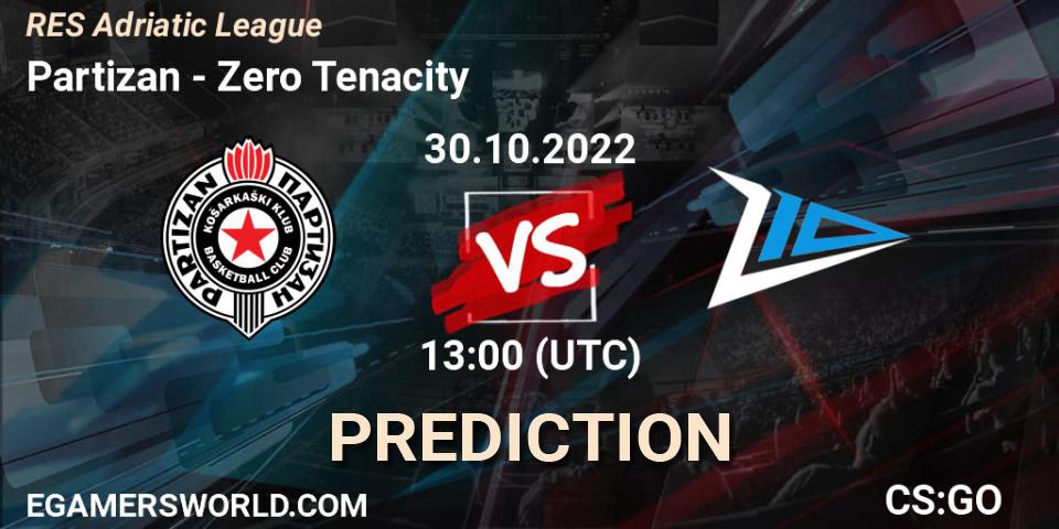 Psihocastic - Zero Tenacity: ennuste. 22.11.2022 at 13:00, Counter-Strike (CS2), RES Adriatic League