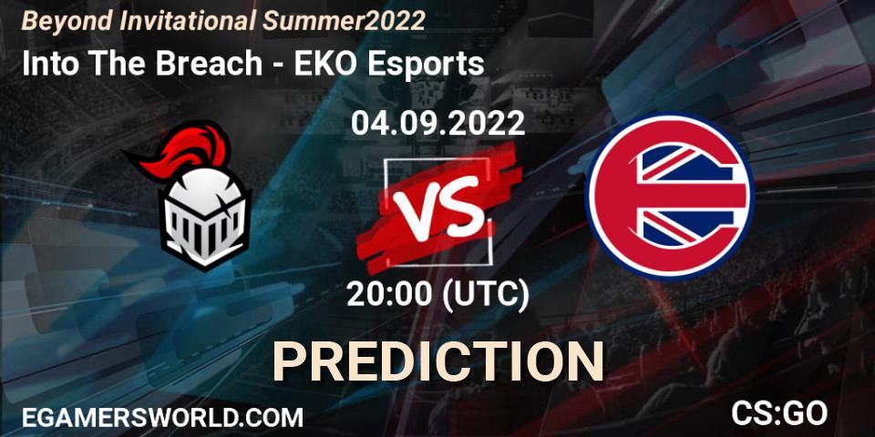 Into The Breach - EKO Esports: ennuste. 04.09.2022 at 19:30, Counter-Strike (CS2), Beyond Invitational Summer 2022