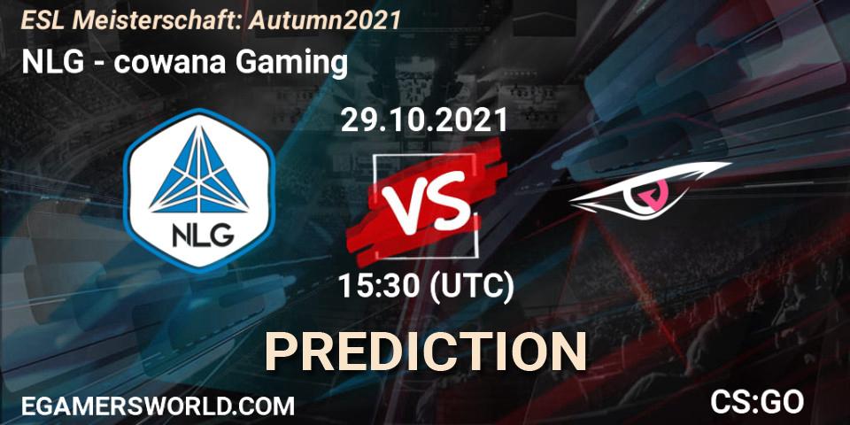 NLG - cowana Gaming: ennuste. 29.10.2021 at 15:30, Counter-Strike (CS2), ESL Meisterschaft: Autumn 2021