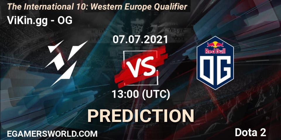 ViKin.gg - OG: ennuste. 07.07.21, Dota 2, The International 10: Western Europe Qualifier