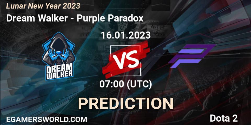 Dream Walker - Purple Paradox: ennuste. 16.01.23, Dota 2, Lunar New Year 2023