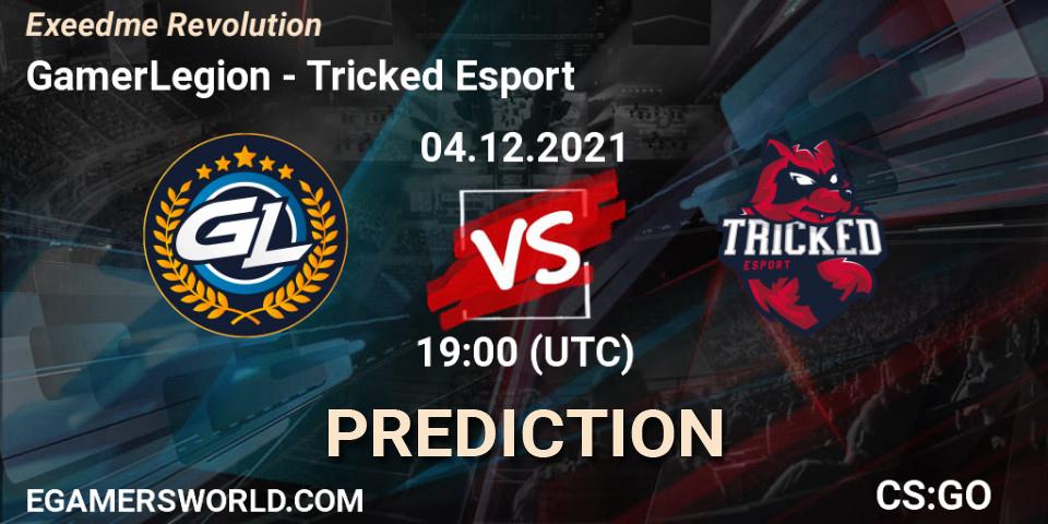 GamerLegion - Tricked Esport: ennuste. 04.12.2021 at 19:00, Counter-Strike (CS2), Exeedme Revolution