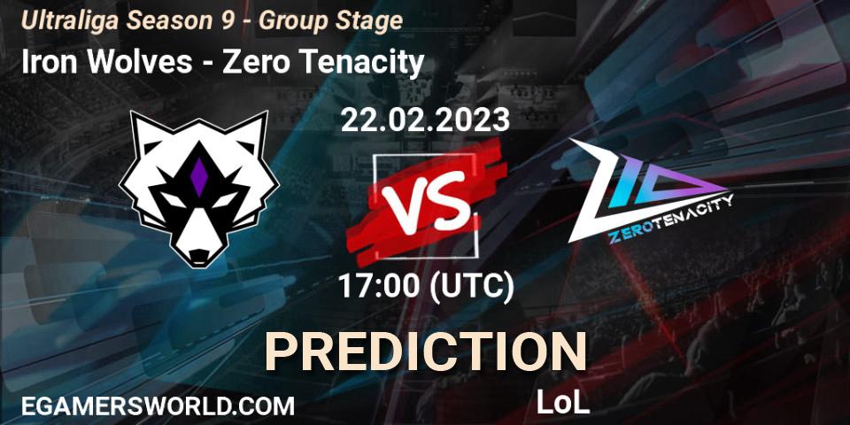 Iron Wolves - Zero Tenacity: ennuste. 27.02.23, LoL, Ultraliga Season 9 - Group Stage