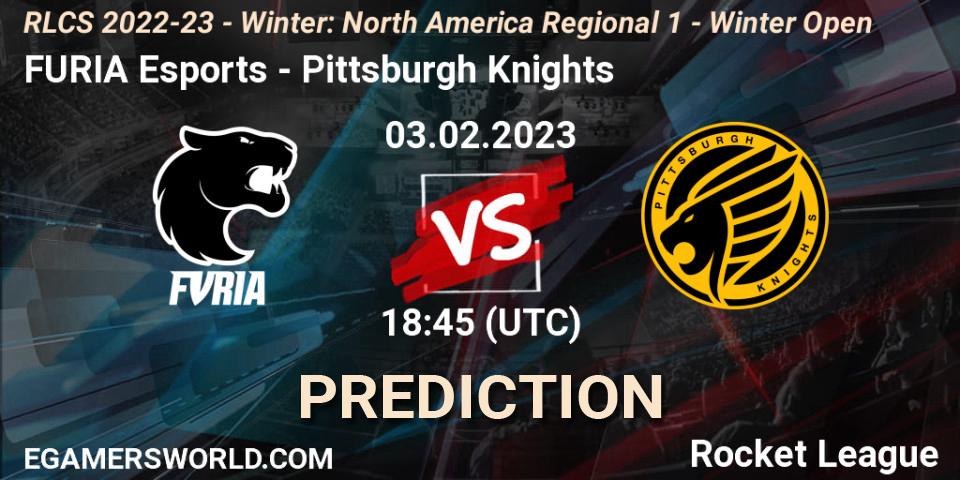FURIA Esports - Pittsburgh Knights: ennuste. 03.02.23, Rocket League, RLCS 2022-23 - Winter: North America Regional 1 - Winter Open