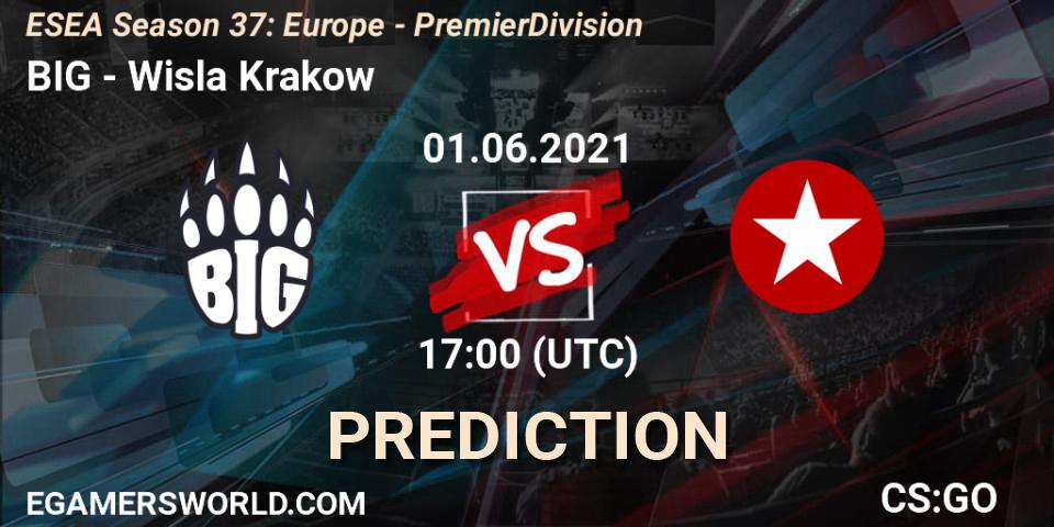 BIG - Wisla Krakow: ennuste. 01.06.2021 at 17:15, Counter-Strike (CS2), ESEA Season 37: Europe - Premier Division