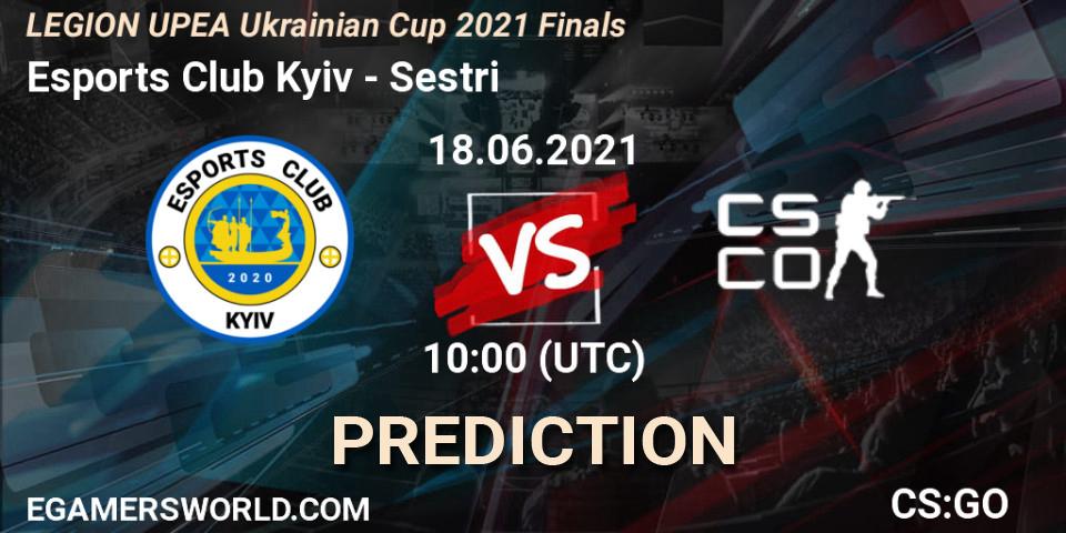 Esports Club Kyiv - Sestri: ennuste. 18.06.2021 at 10:00, Counter-Strike (CS2), LEGION UPEA Ukrainian Cup 2021 Finals