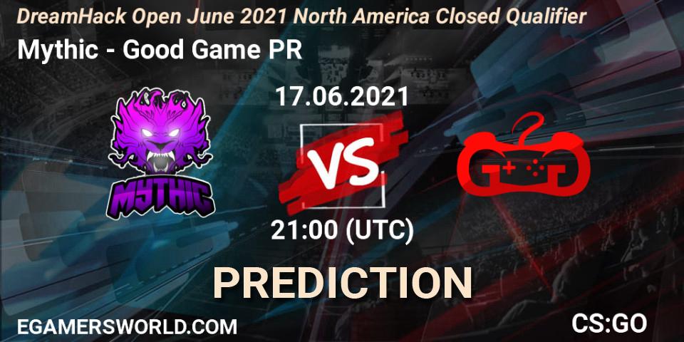 Mythic - Good Game PR: ennuste. 17.06.2021 at 21:00, Counter-Strike (CS2), DreamHack Open June 2021 North America Closed Qualifier