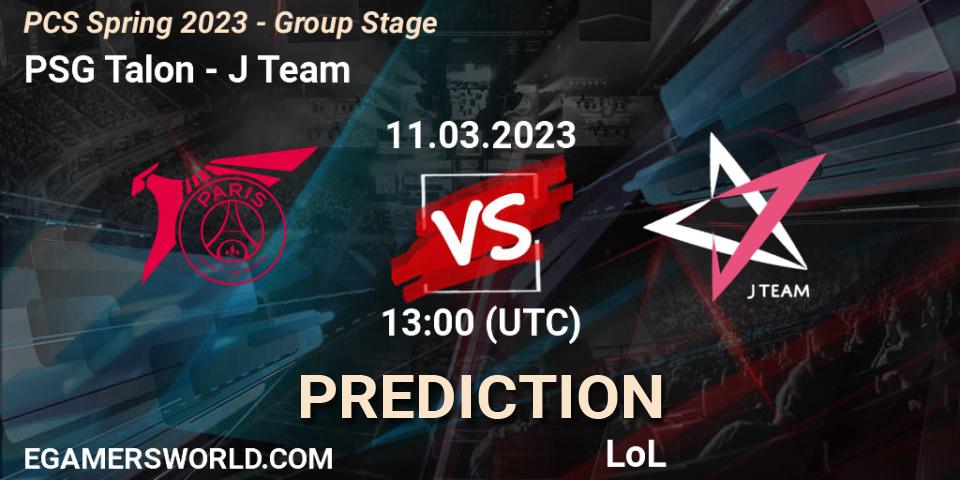 PSG Talon - J Team: ennuste. 19.02.23, LoL, PCS Spring 2023 - Group Stage