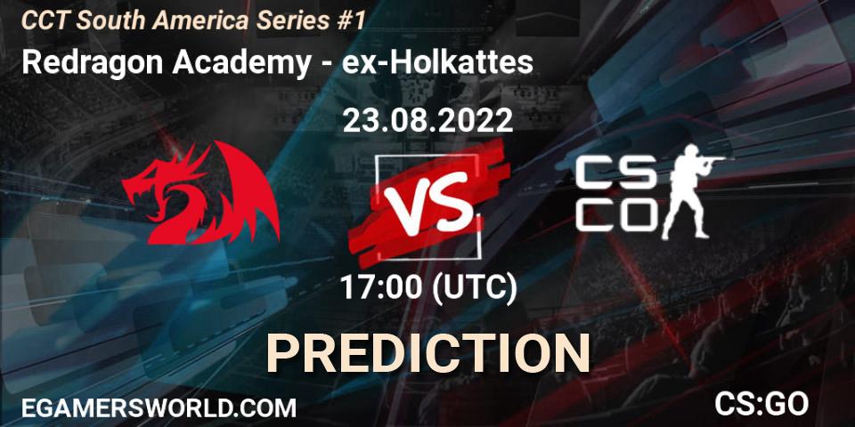 Redragon Academy - ex-Holkattes: ennuste. 23.08.2022 at 17:00, Counter-Strike (CS2), CCT South America Series #1