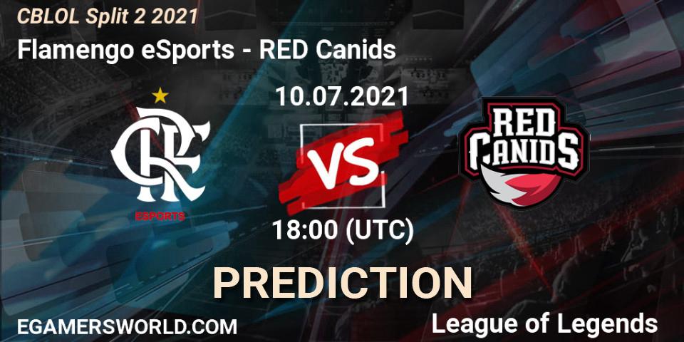 Flamengo eSports - RED Canids: ennuste. 10.07.2021 at 18:00, LoL, CBLOL Split 2 2021